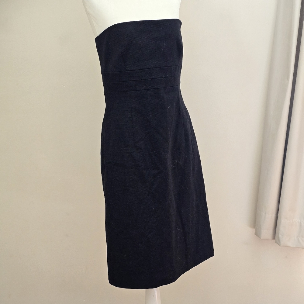 Banana Republic Women's 10 Stretch Strapless Black Dress